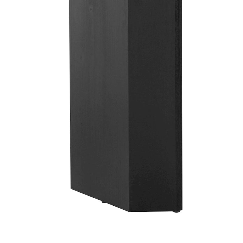 Consolle in stile camino con ripiano in impiallacciatura di legno, 59L x 15P x 32A