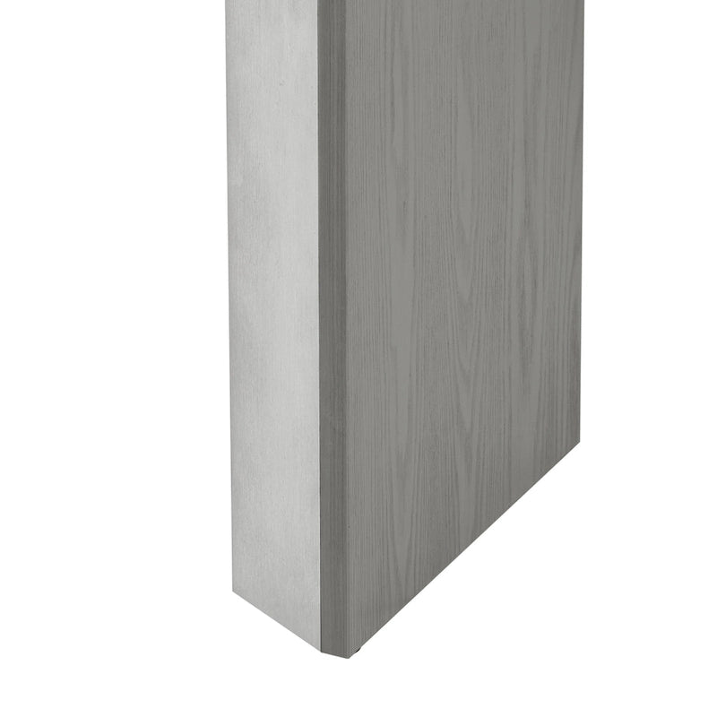 Consolle in stile camino con ripiano in impiallacciatura di legno, 59L x 15P x 32A