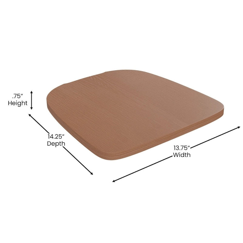 Sedili di Ricambio per Sedie e Sgabelli in Metallo, Polistirene per Tutte le Stagioni, Set da 4