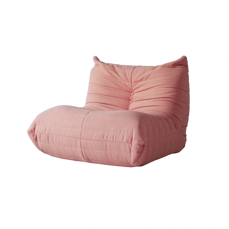 Poltrona a sacco divano da pavimento in velluto Teddy, 1-3 posti, portata 399 kg