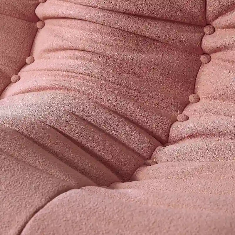 Poltrona a sacco divano da pavimento in velluto Teddy, 1-3 posti, portata 399 kg