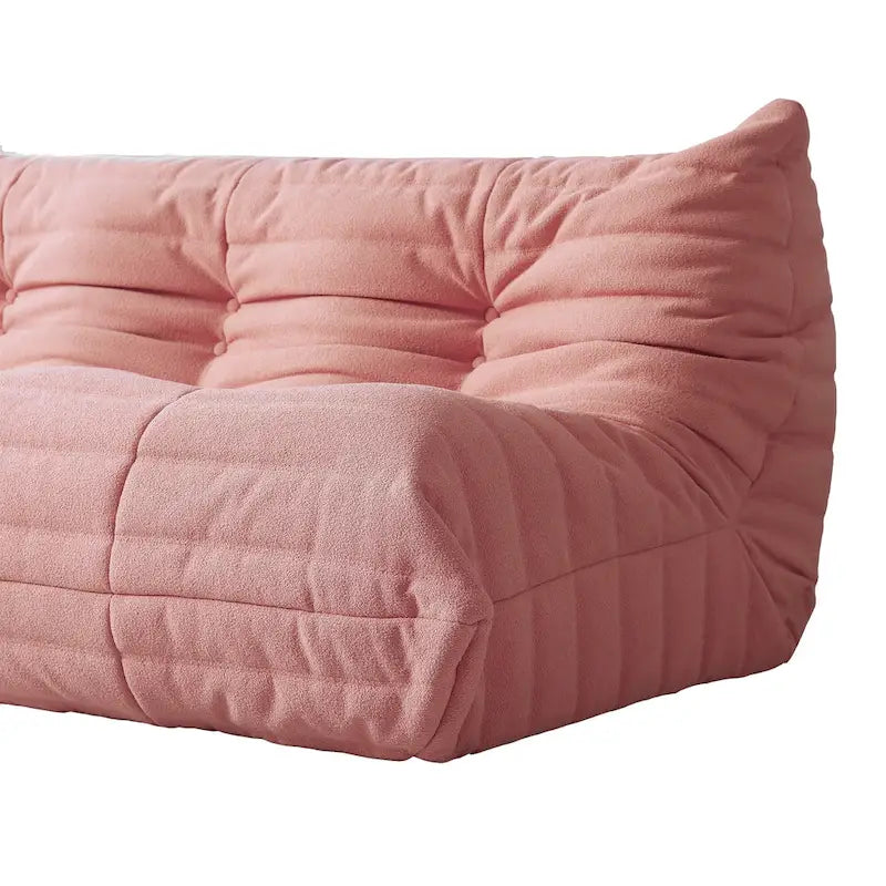 Poltrona a sacco divano da pavimento in velluto Teddy, 1-3 posti, portata 399 kg
