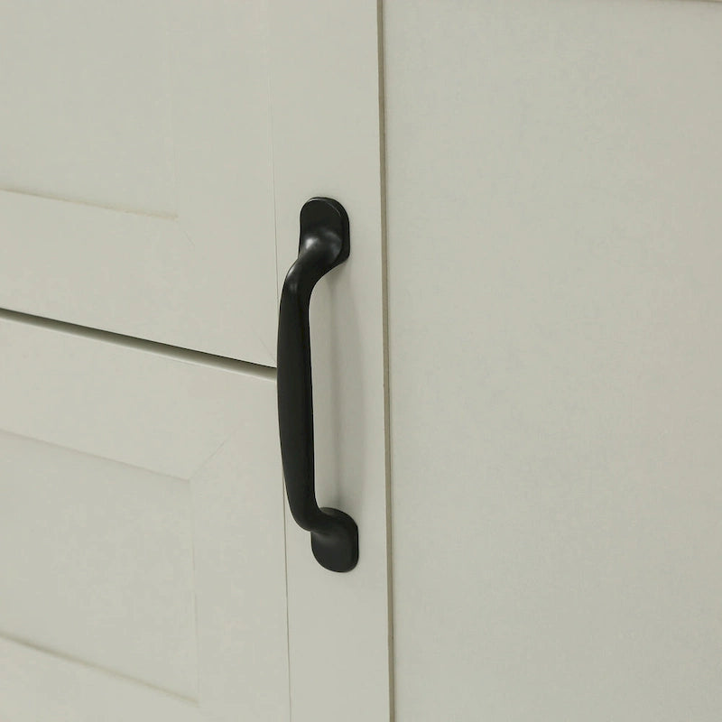 Panca da ingresso da 120 cm con 3 ganci, cassapanca e cassetti