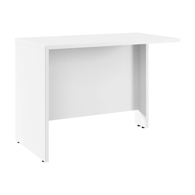 Ritorno scrivania a L da 42 pollici con superficie laminata antigraffio