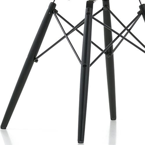 Sedie da pranzo con braccioli in conchiglia stampata Mid-Century Modern con gambe a torre Eiffel, set da 2