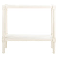 Tavolo Console Classico con Ripiano Inferiore e Struttura in Legno di Pino, 32L x 12P x 30A