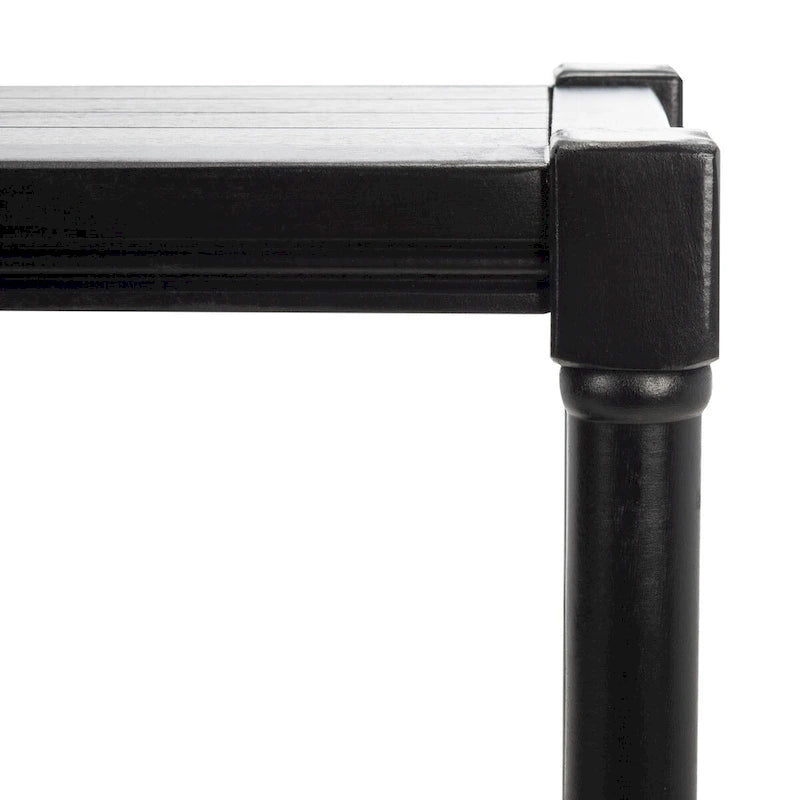 Tavolo Console Classico con Ripiano Inferiore e Struttura in Legno di Pino, 32L x 12P x 30A