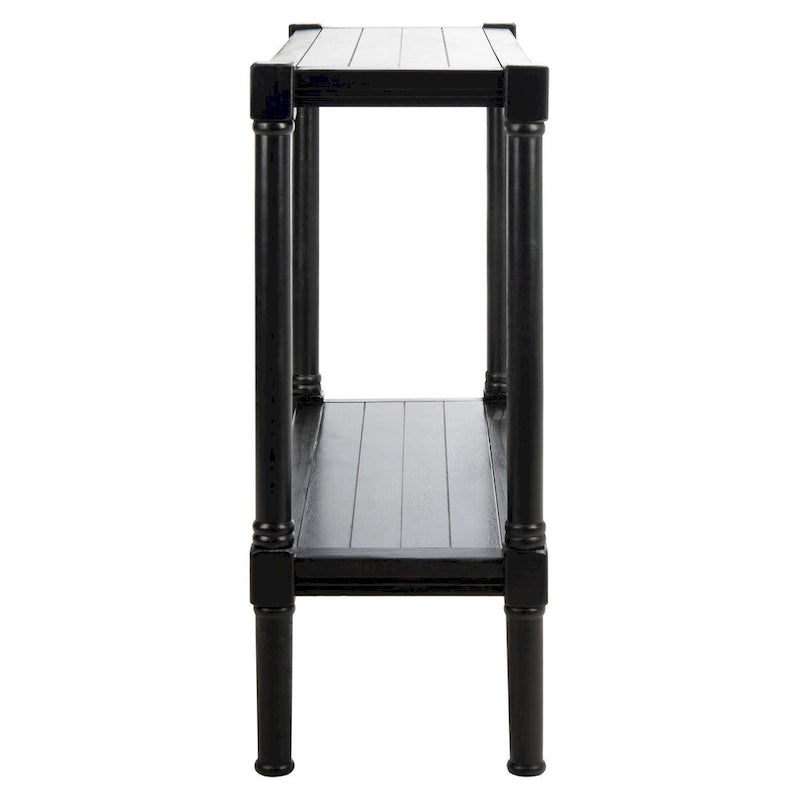 Tavolo Console Classico con Ripiano Inferiore e Struttura in Legno di Pino, 32L x 12P x 30A