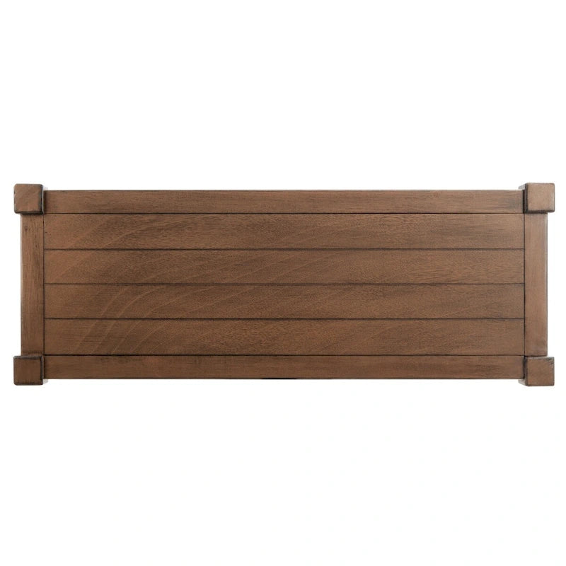 Tavolo Console Classico con Ripiano Inferiore e Struttura in Legno di Pino, 32L x 12P x 30A