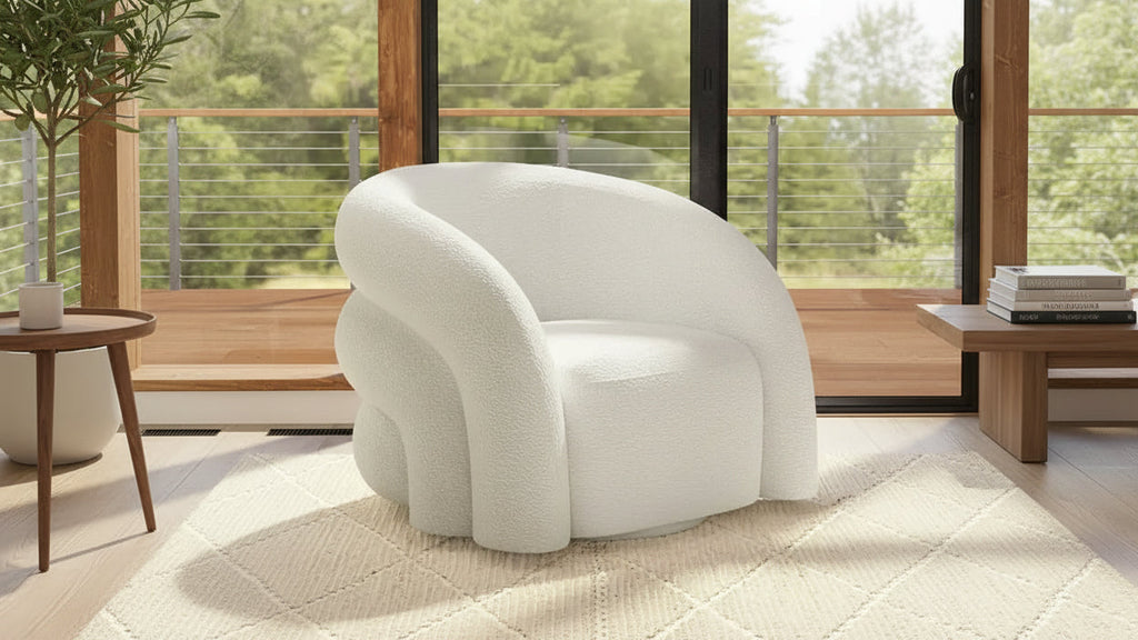 Poly & Bark Volos Swivel Lounge Chair